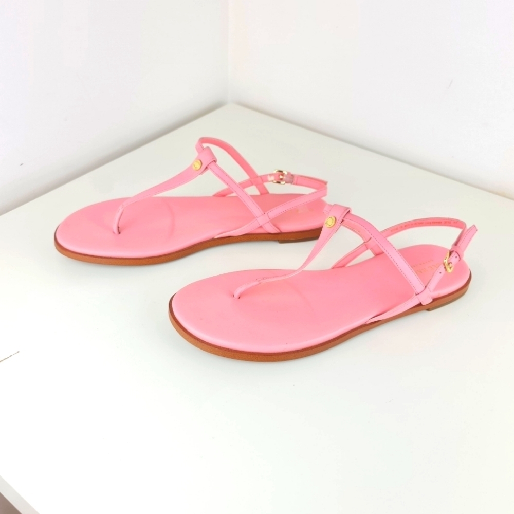 Cole Haan Flora Thong Sandal Size 10B Pink Leather